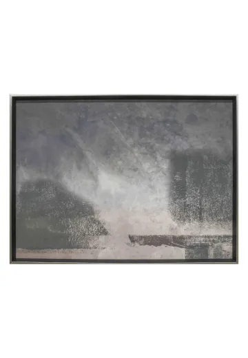 Framed Cleared Expressionist Monochrome Print