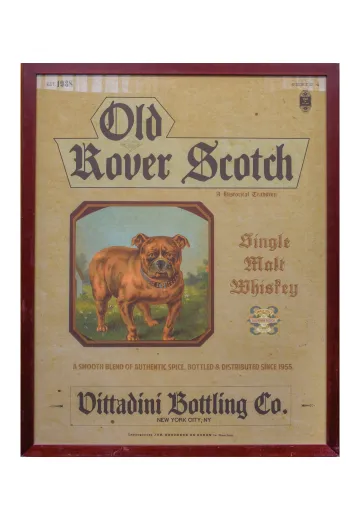 Framed Cleared Bulldog Advertisement