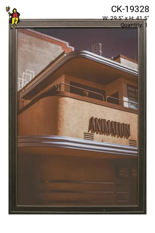 Framed Cleared Architecture Photograph