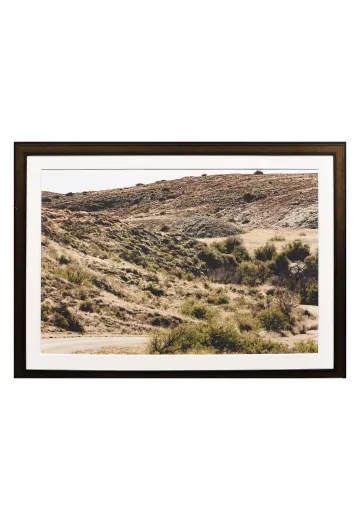Framed Cleared Desert Photograph