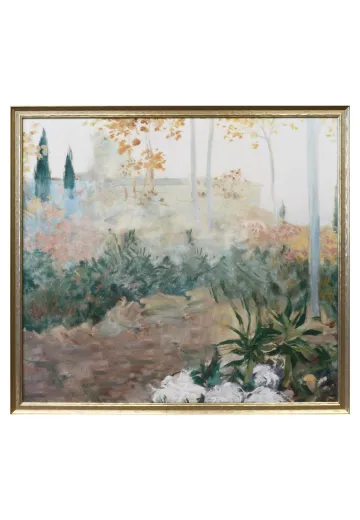 Framed Cleared At Saint Benet Garden Print