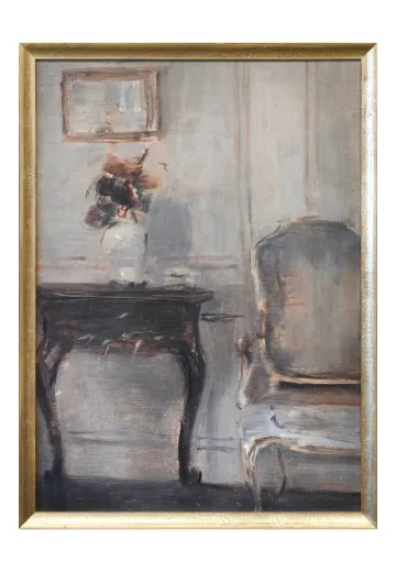 Framed Cleared Interior Ludwig House Print