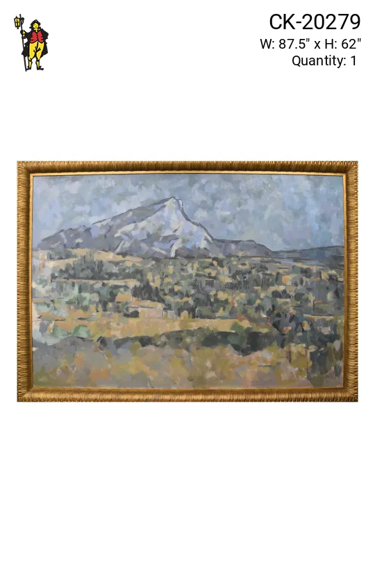 Framed Cleared Impressionistic Landscape Painting
