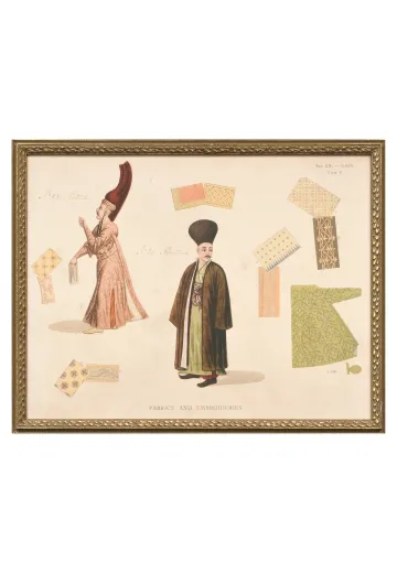 Wooden Framed Cleared Historical Ethnographic