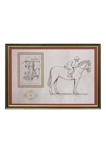 Framed Cleared Two Time Derby Winner II Print