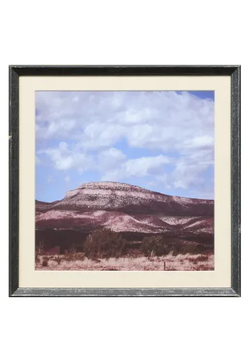 Framed Cleared Desert Photograph