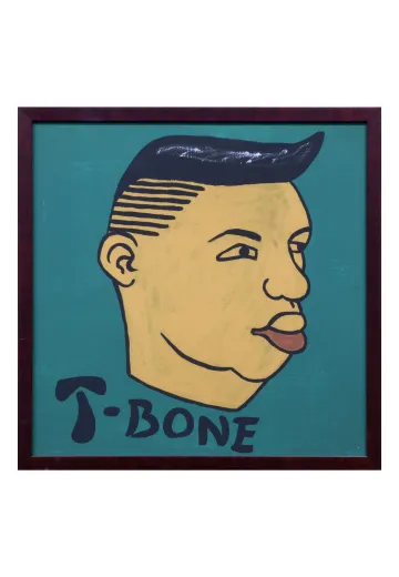 Framed Cleared "T-Bone" Barbershop Print