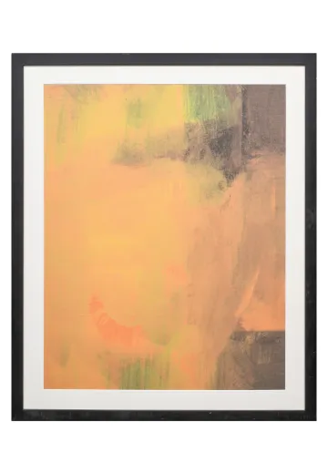 Framed Cleared Minimal Abstract Painting