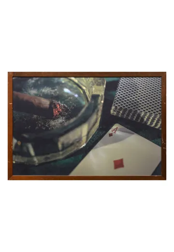 Framed Cleared Poker Photograph