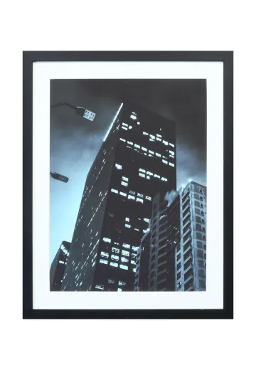 Framed Cleared Monochromatic Urban Photograph