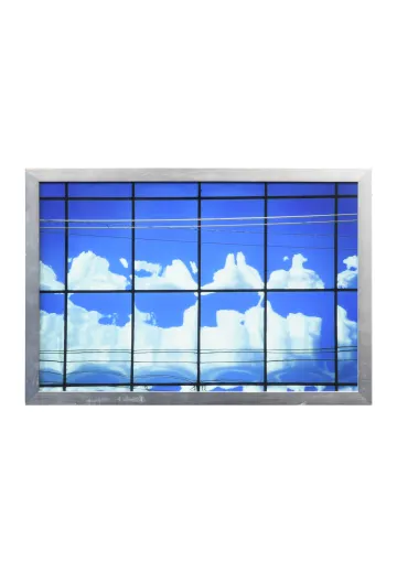 Framed Cleared Minimalist Mirrored Window Photograph