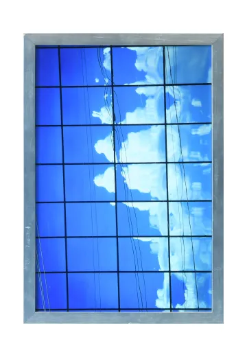 Framed Cleared Minimalist Photograph of Windows