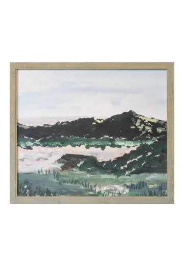 Framed Cleared Lanscape Painting