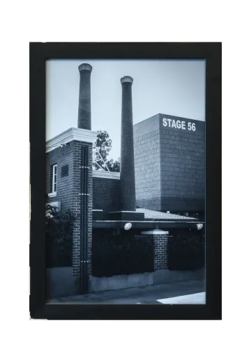 Framed Cleared Black & White Modernist Photograph