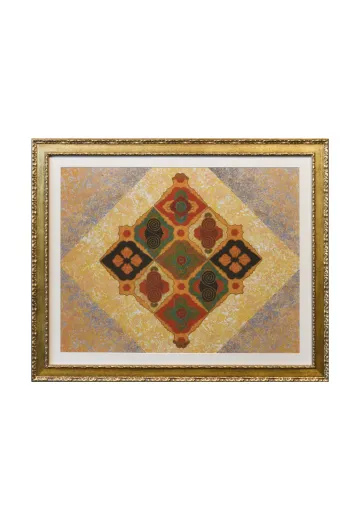 Framed Cleared Mixed Media East Asian Motif Print - 7