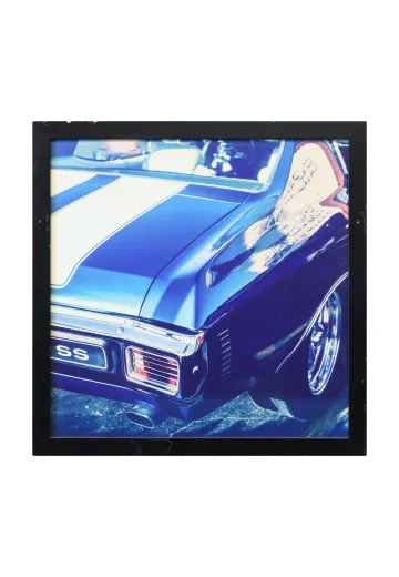 Framed Cleared 1960's Muscle Car Photograph - 3