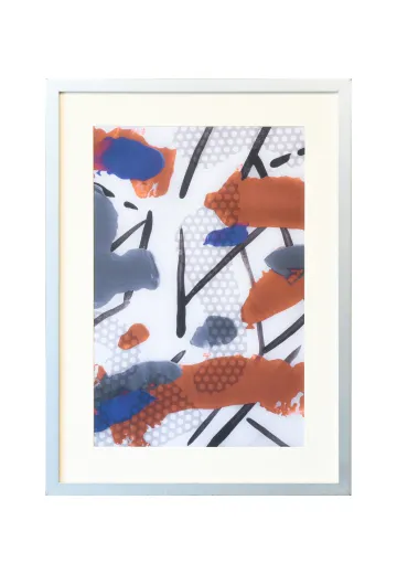 Cleared Post Modern Mixed Media Abstract - 1