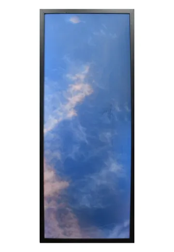 Framed Cleared Minimalist Serene Sky Photograph - 7 (Damaged Canvas)