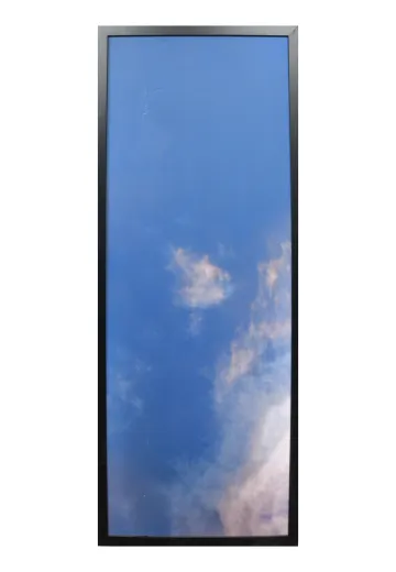 Framed Cleared Minimalist Serene Sky Photograph - 8 (Damaged Canvas)