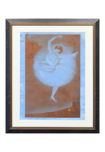 Framed Cleared Ballerina Drawing