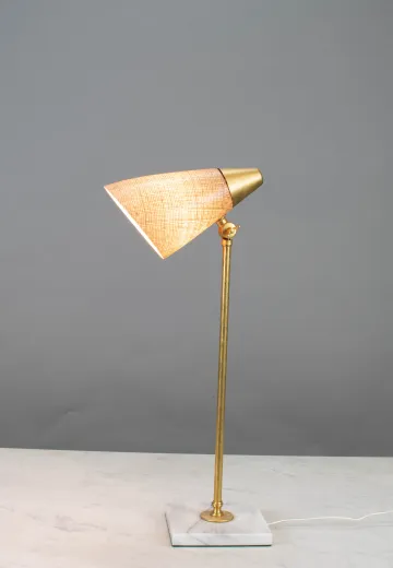 Mid Century Modern Bullet Reflector Table Lamp
