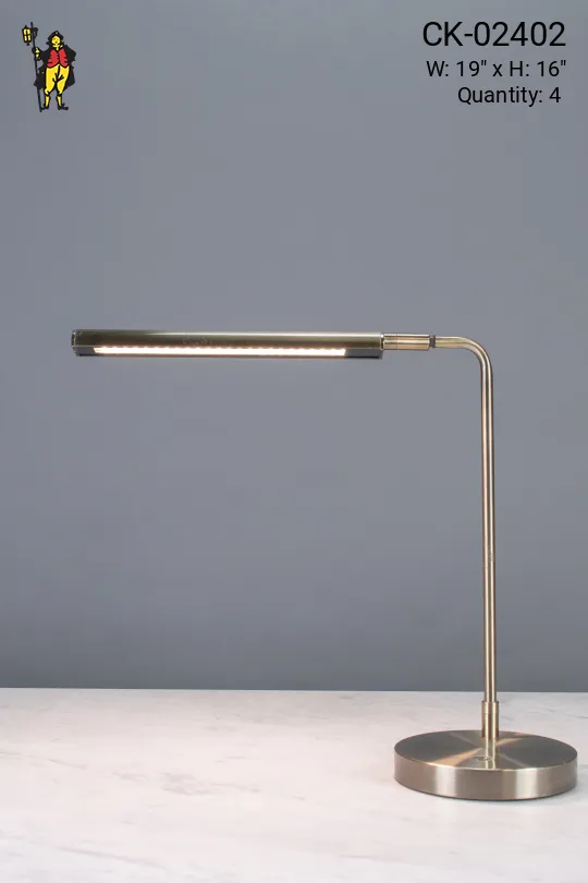 Brass LED Desk Lamp