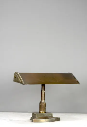 Brass Fluorecent Desk Lamp