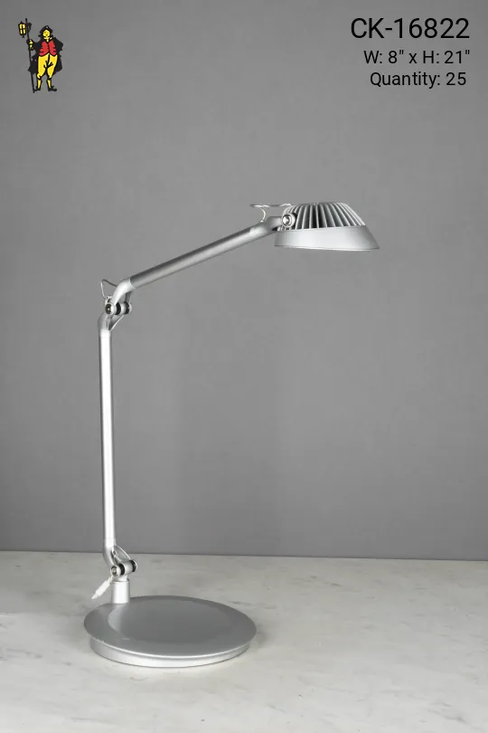 Modern Silver Desk Lamp