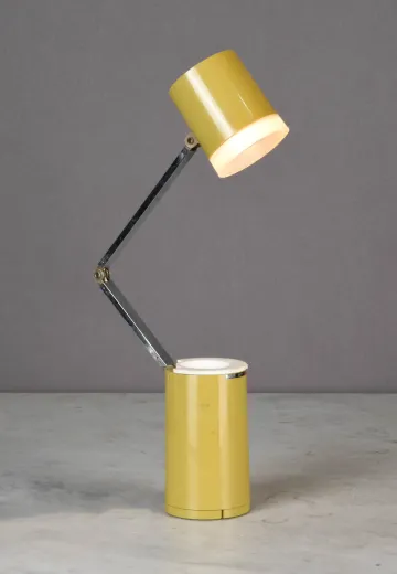 Off Green Small Mid Century Task Desk Lamp