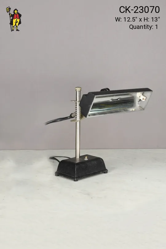 Black Adjustable Fluorescent Task Lamp