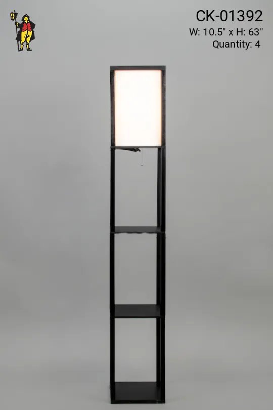 Contemporary Wooden Floor Lamp