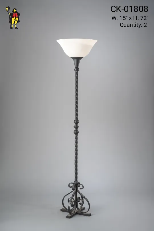 Gothic Iron Torchiere