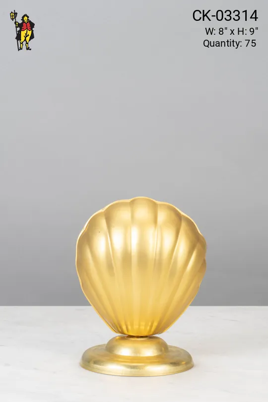 Brass Clamshell Stage Footlight