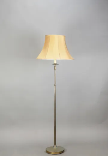 Art Deco Brass Pole Floor Lamp