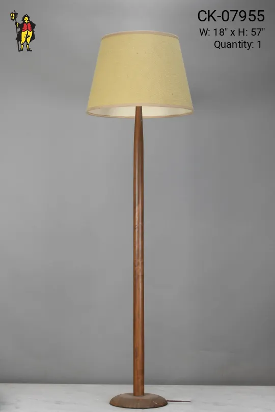 Danish Modern Wooden Floor Lamp