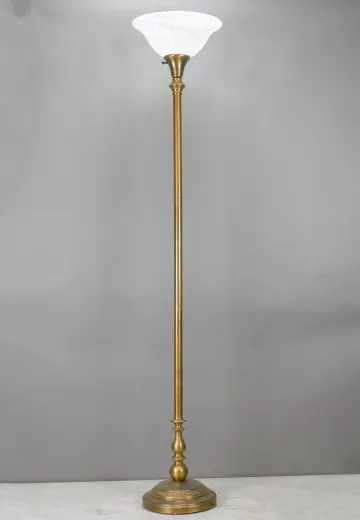 Antique Brass Torchiere