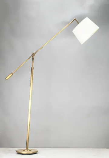 Adjustable Brass Floor Lamp