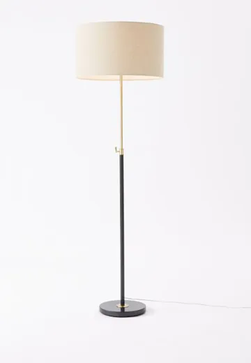 Black & Brass Adjustable Table Lamp