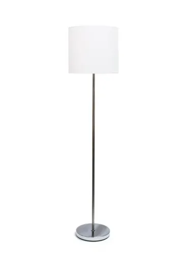 Modern Nickel Floor Lamp