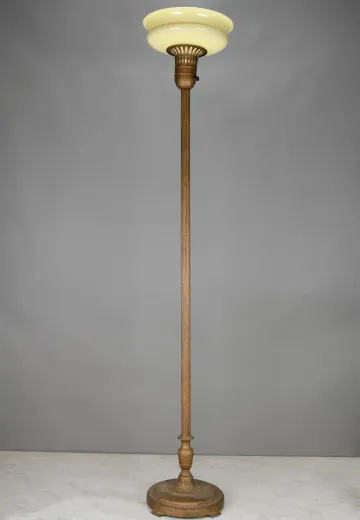 Brass Torchiere Floor Lamp