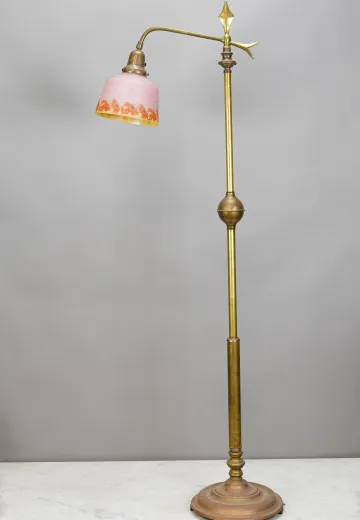 Brass Bridge Floor Lamp