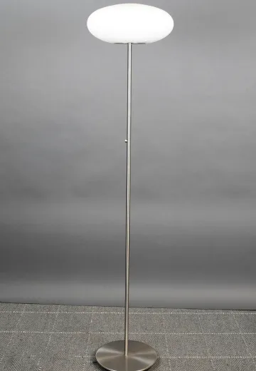 Modern Glass Orb Shaded Floor Lamp