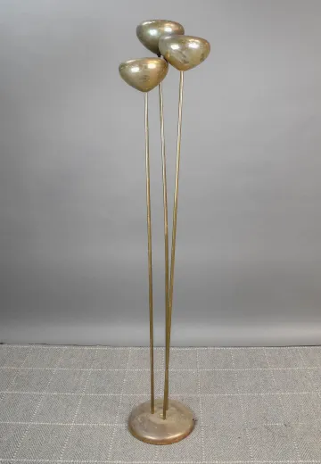 Three Light Mid Century Torchiere