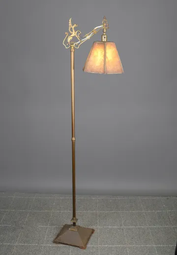 Mica Shaded Bridge Floor Lamp