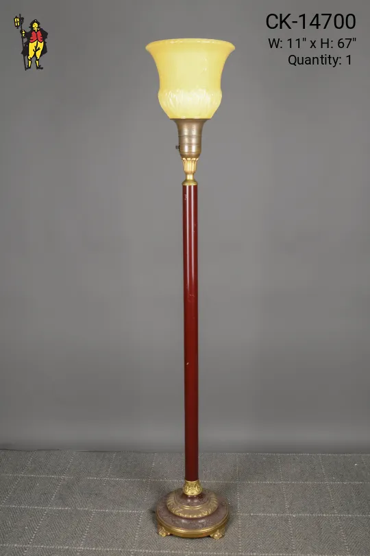 Formal Wooden Torchiere