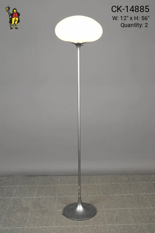 Nickel Laurel Floor Lamp