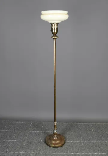 Antique Brass Torchiere