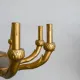 7' Brass Eight Light Federal Standing Candelabra #5