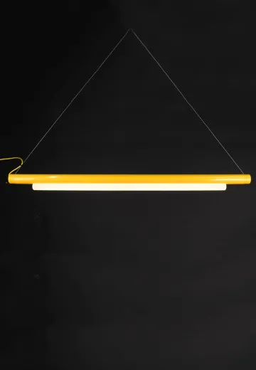 49" Yellow *LED* Linear Hanging Fixture