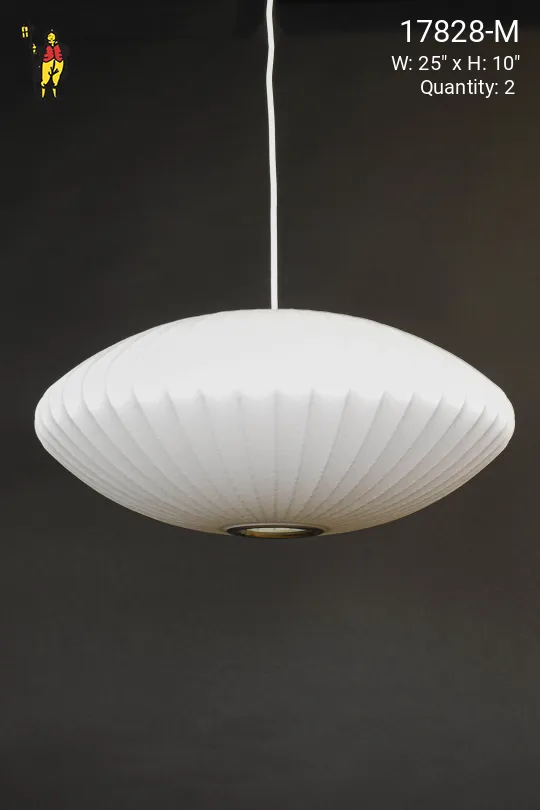 25" Hanging Saucer Pendant (M)